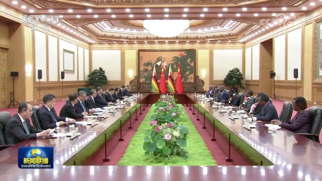 习近平会见津巴布韦总统