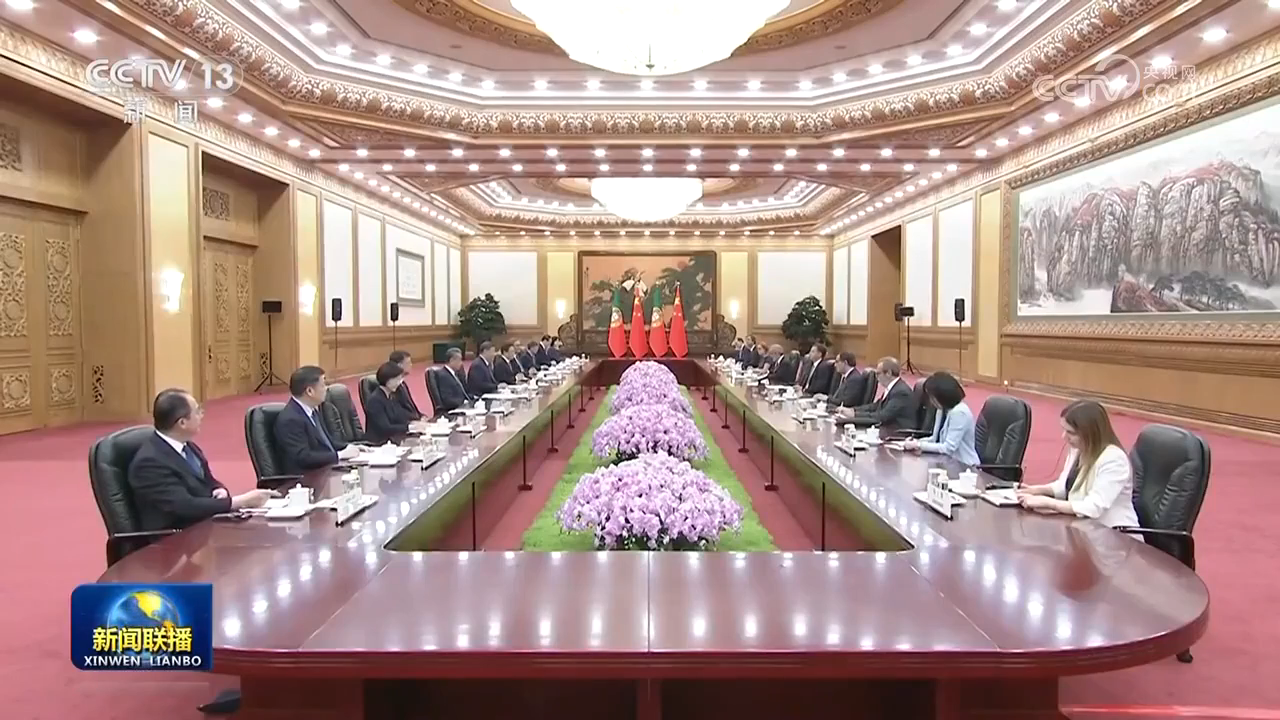習近平會見葡萄牙總理